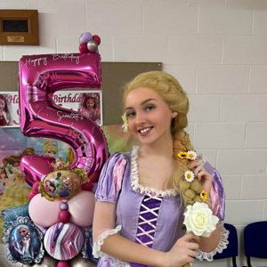 rapunzel princess party kent princess to hire tangled entertainer