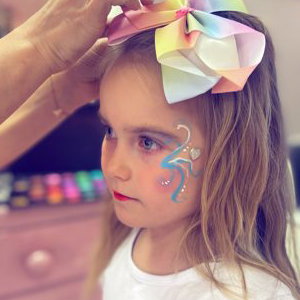 Le Keux leamington kids children's afternoon tea party face painting glitter bar