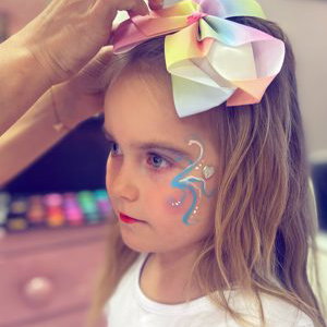 Le Keux leamington kids children's afternoon tea party face painting glitter bar