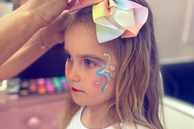 Le Keux leamington kids children's afternoon tea party face painting glitter bar