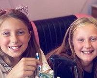 Children's milkshake and ice cream making workshop parties