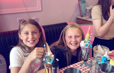 Children's milkshake and ice cream making workshop parties