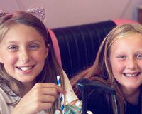 Children's milkshake and ice cream making workshop parties