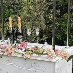 Champagne cart hire for a 50th Birthday