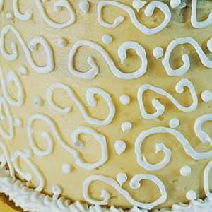 Lemon Curd and Strawberry Birthday cake