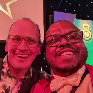 With BGT star Steve Royle