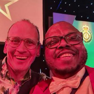 With BGT star Steve Royle