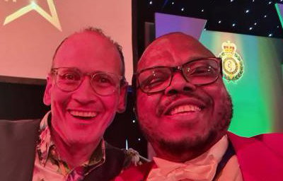 With BGT star Steve Royle