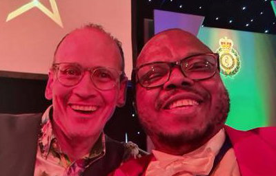 With BGT star Steve Royle