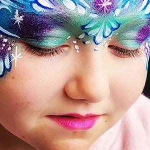 Glasgow face painter Cherry Face Painting