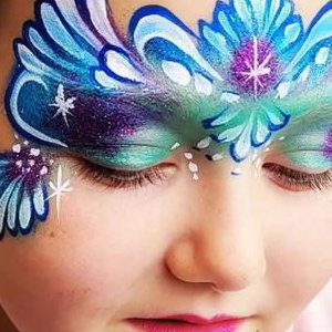Glasgow face painter Cherry Face Painting