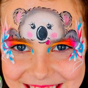 Cherry face painting Glasgow