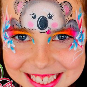 Cherry face painting Glasgow