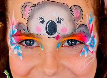 Cherry face painting Glasgow
