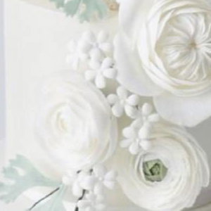 David austin wedding cake