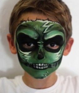 Little Zombie Monster in Menacing Greens : )