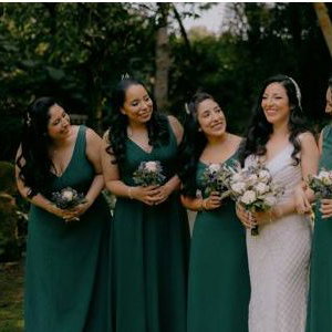Bride with Bridesmaids