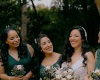 Bride with Bridesmaids
