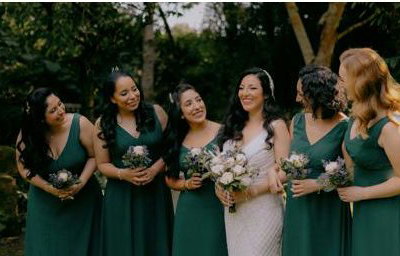 Bride with Bridesmaids