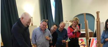 a 50th party in Hadlegh