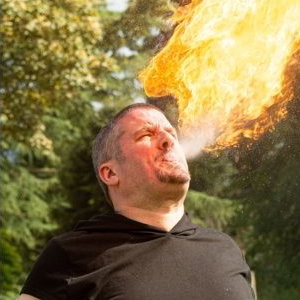 Fire performer
