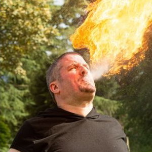 Fire performer