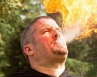 Fire performer