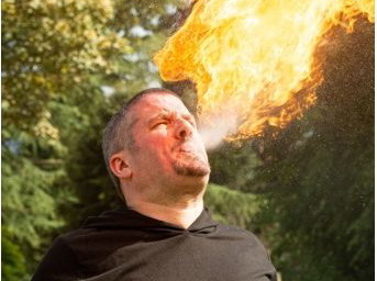 Fire performer