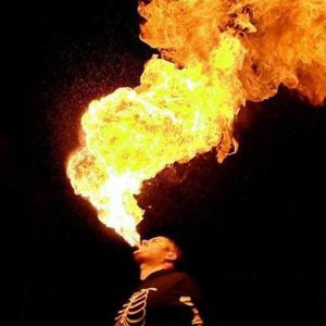 Fire performer