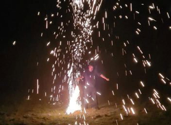 Smoke performer