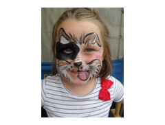 Fantasy face and body art company logo