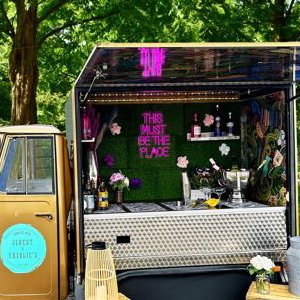 Piaggio bar- Cocktail bar setup 