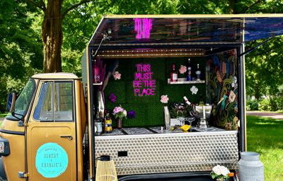 Piaggio bar- Cocktail bar setup