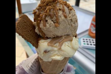 Justins Beach ice cream