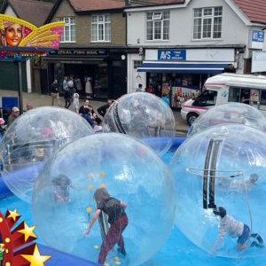 Water walkers zorbing 