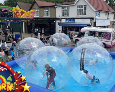 Water walkers zorbing 