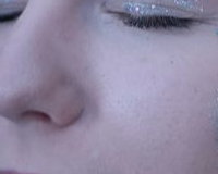 Festival gems with glitter