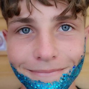 Festival glitter beard