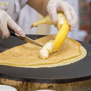 Freshly Cooked Crepe Hire by Events Catered Small