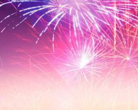 Fiery Burst of Colors - Spectacular Fireworks Show!