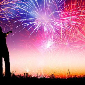 Fiery Burst of Colors - Spectacular Fireworks Show!