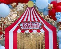 Circus balloon backdrop