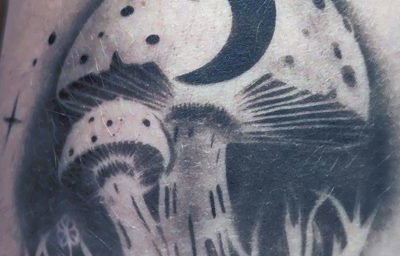 mushroom tattoo