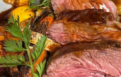 Lamb,honey glazed carrot,red wine lamb jus