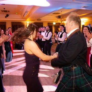 Rock Ceilidh Band D Ness spinning STW