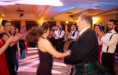Rock Ceilidh Band D Ness spinning STW