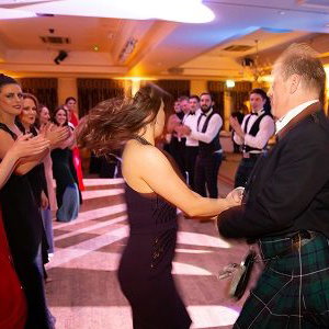 Rock Ceilidh Band D Ness spinning STW