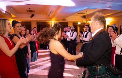 Rock Ceilidh Band D Ness spinning STW