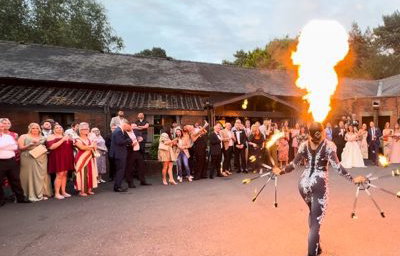 Fire Show with Breathing