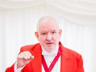 Men in Red Toastmasters